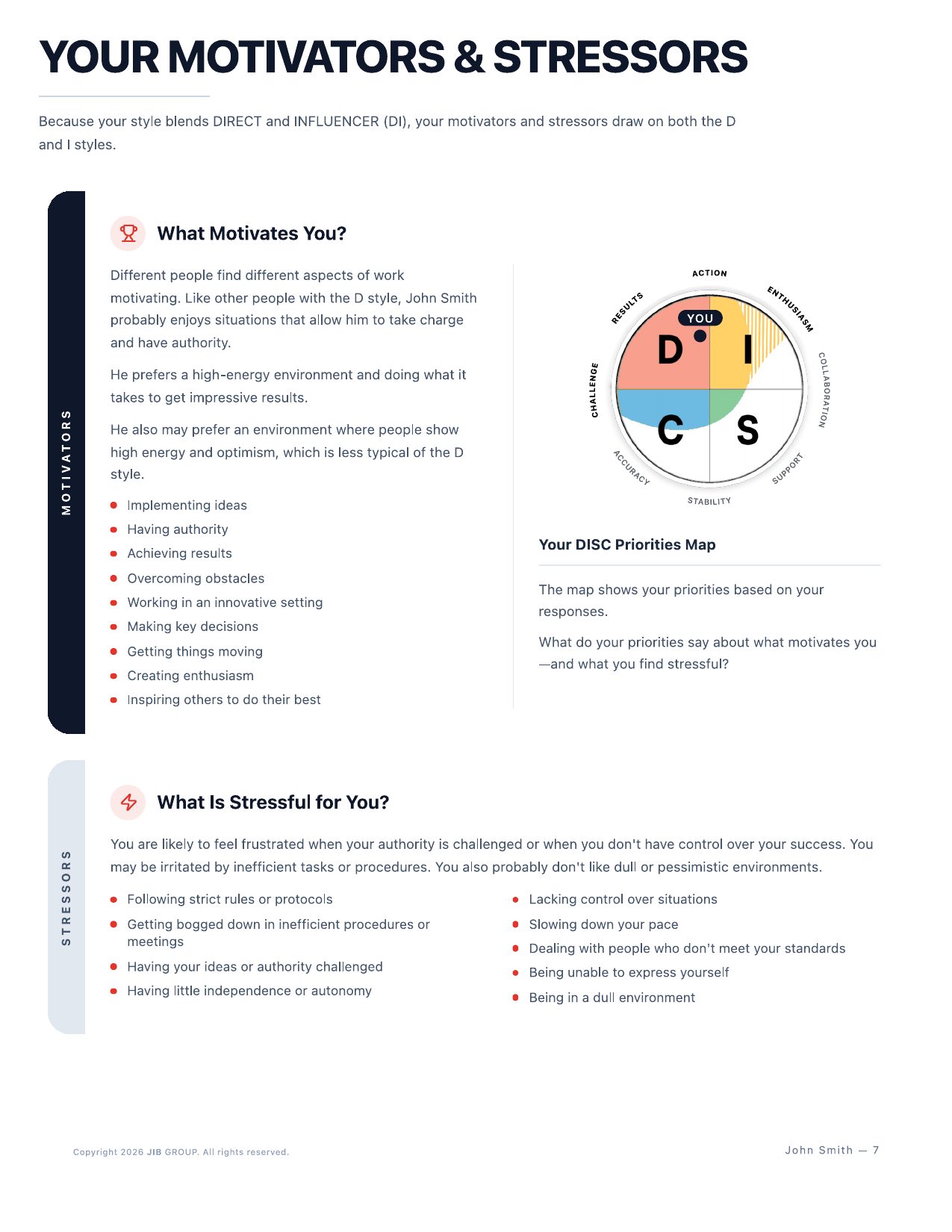 Advanced DISC report — page 7